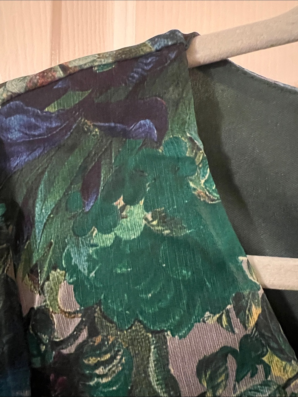 NWT Women’s Toleen Green Floral Tiered Boho Festival Maxi Dress Size Small - Picture 14 of 14